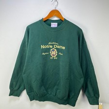 Vintage 90s Notre Dame Fighting Irish Sweatshirt XL