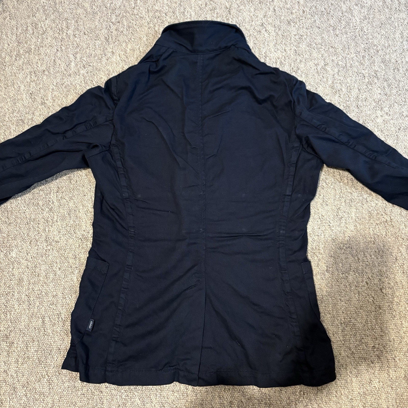 Armani Jeans Men’s Navy Cotton Blazer Jacket - Size EU 50 / Medium image 10