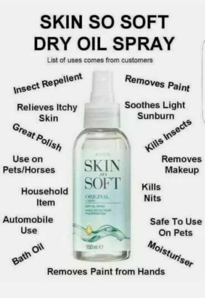 Avon Skin So Soft Original Dry Oil Spray Mosquito Repellent