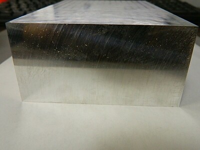 Precision  Aluminum Rectangular Bar 6'' Long 4'' Wide 2'' Thick Alloy 2024 86466711