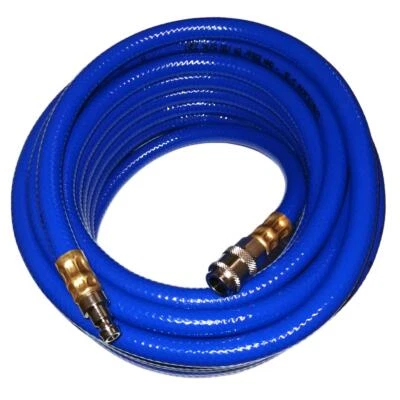 LUDWIGLACKE Druckluftschlauch blau 10m 1/4 Zoll bis 20 bar Kompressorschlauch Schlauch