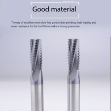 1/2"-13 UNC CARBIDE THREAD MILL - TiALN COATED FULL-THREAD -MILLING CUTTER