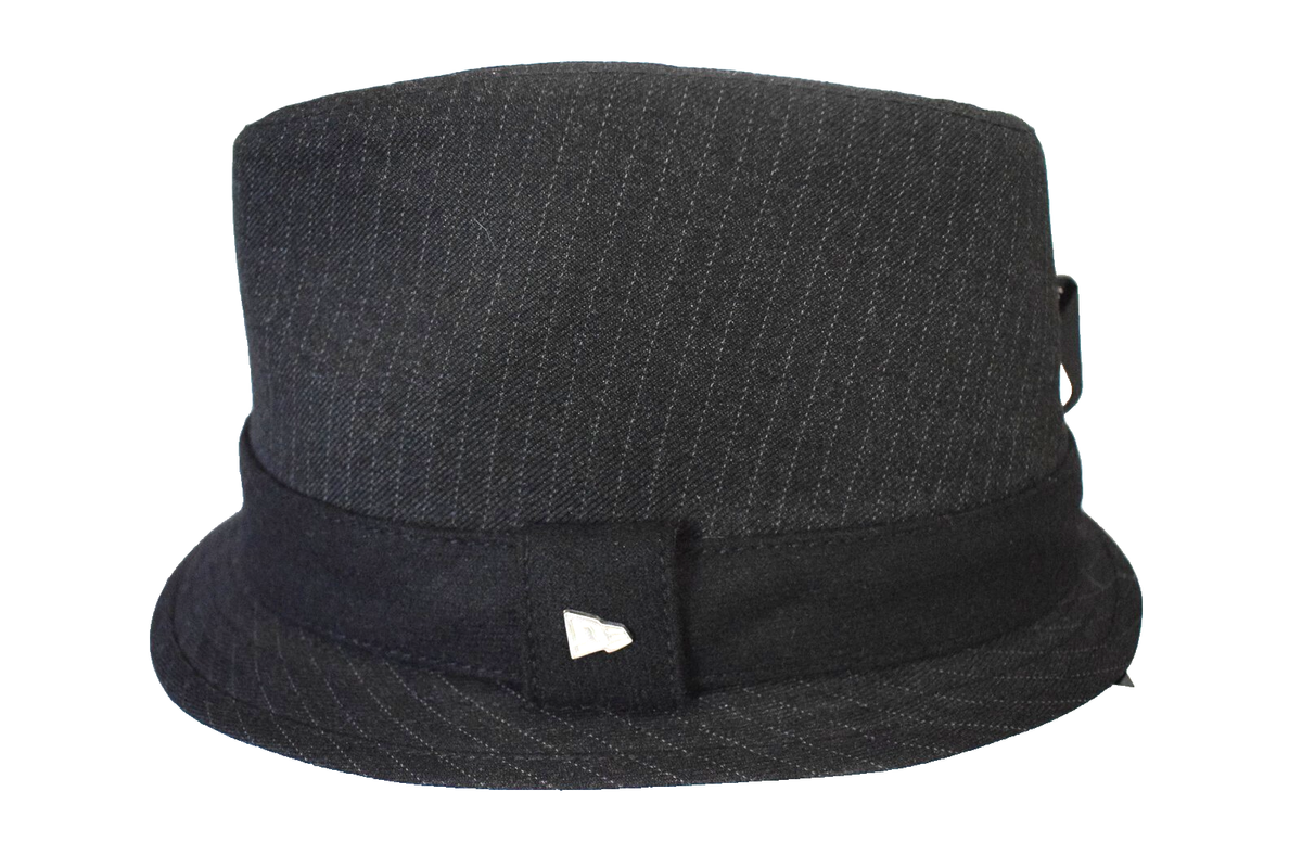 New Era EK Alcee Collection Black Fedora Bucket Hat Cap