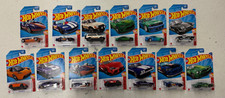 Lot of 13 Hot Wheels Then and Now Diecast Vehicles New Mustang Camaro Corvette