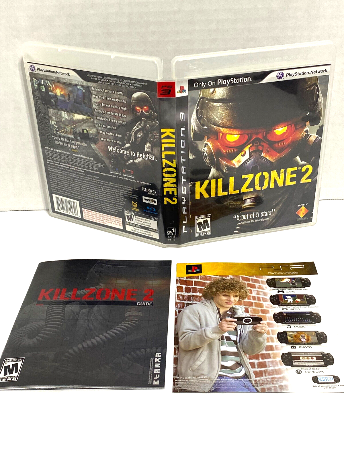 Killzone 2 PS3 Case & Manual Only No Game Included