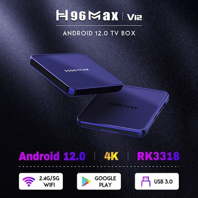 2023 neu TV Box Android 12. 4G 64GB 4K Android TV Box  H96 MAX V12 Smart TV Box