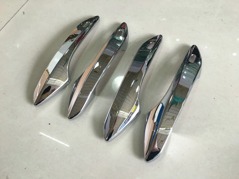 Cubierta de manija de puerta cromada para Lexus RX350 RX450h 2016-2019 embellecedores de orificios inteligentes Foto 3 de 3