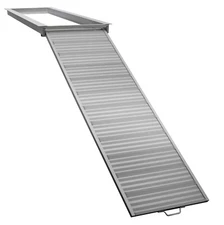 Pontoon Boat Aluminum Loading Ramp for Shore and Dock Boarding 600lb Capacity