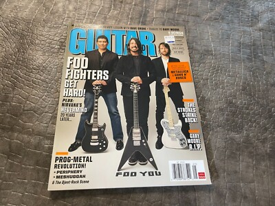 MAY 2011 GUITAR WORLD - vintage music magazine FOO FIGHTERS