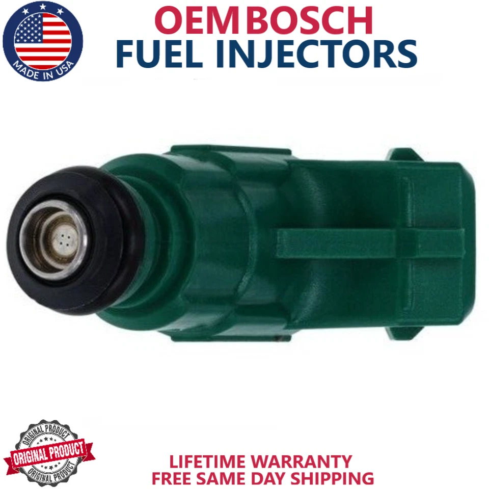X8 Inyectores de combustible OEM BOSCH para Land Rover Discovery 1999, 2000, 2001, 2002 4,0 L Foto 4 de 4