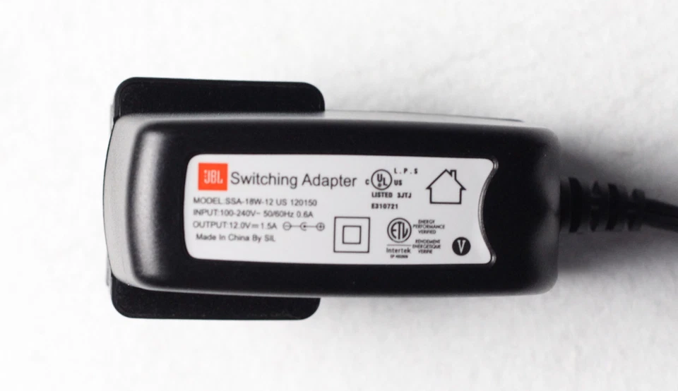 Switching Power Supply AC Adapter JBL SSA-18W-12 US 120150 12V-1.5A - Image 2 of 4