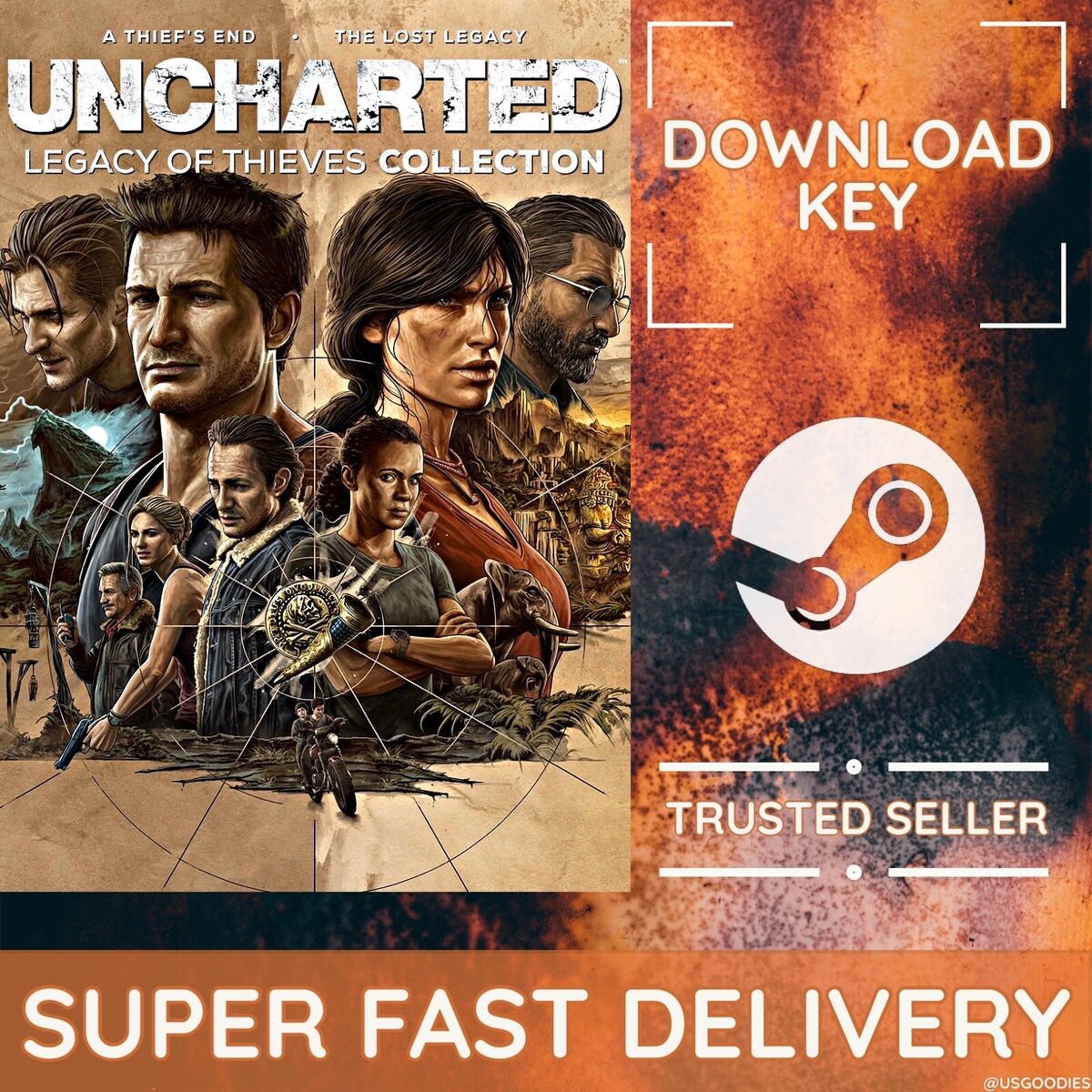 Buy Uncharted: Legacy of Thieves Collection Steam Key