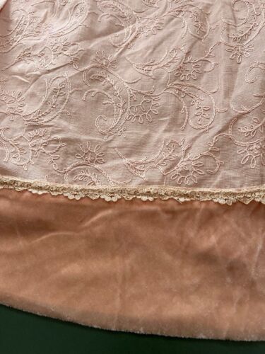 Vtg Y2K Lace Embroidered Cotton Balletcore Fairy Coquette Feminine Dress 8 Pink - Picture 13 of 13