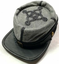 CIVIL WAR CONFEDERATE CSA CAPTAIN INFANTRY OFFICER KEPI FORAGE CAP-ALL SIZES
