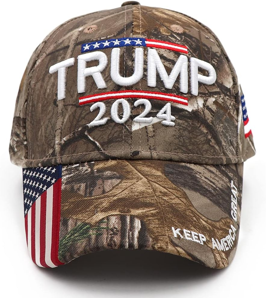 Trump 2024 Hat Donald Trump Hat 2024 MAGA Keep America Great Hat Camo USA Embroi