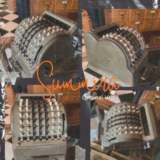 Antique Summira 7 adding machine with Cover West Germany thumbnail