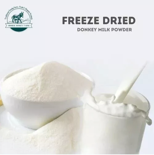 100% Pure Donkey Milk Powder - Freeze Dried, 100g (3.5 Oz), Natural Herbs