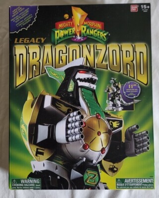 2014 Bandai MMPR Power Ranger Legacy GREEN DRAGONZORD diecast NEW
