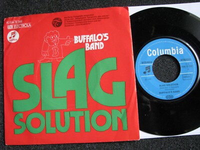 Buffalo´s Band-Slag Solution 7 PS-1972 Germany-Columbia-1C 006 12 368-EMI-MINT