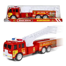 Fire Engine Rescue Truck with Firefighter Utility Bucket