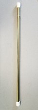 New Brass Round Spring Curtain Tension Rod   18"-28" Adjustable