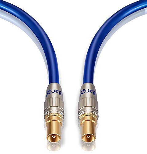 Koaxial Luftkabel Digital HDTV Stecker auf Stecker UHF RF FlyLead DVB Radio 0,5-20M - Bild 9 von 24