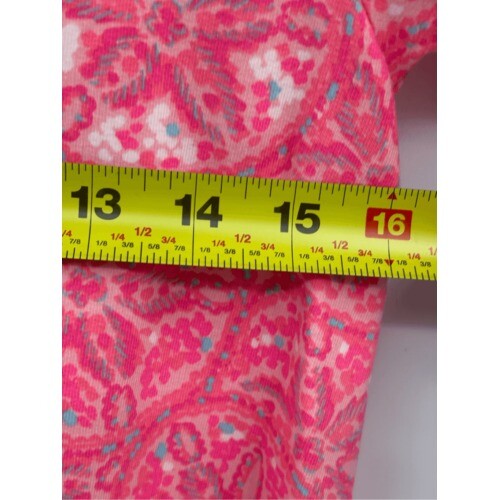 Vineyard Vines Dress Swing Girls Size Large 14 Pink Sand Dollar 3/4 Sleeve Beach - Picture 7 of 8