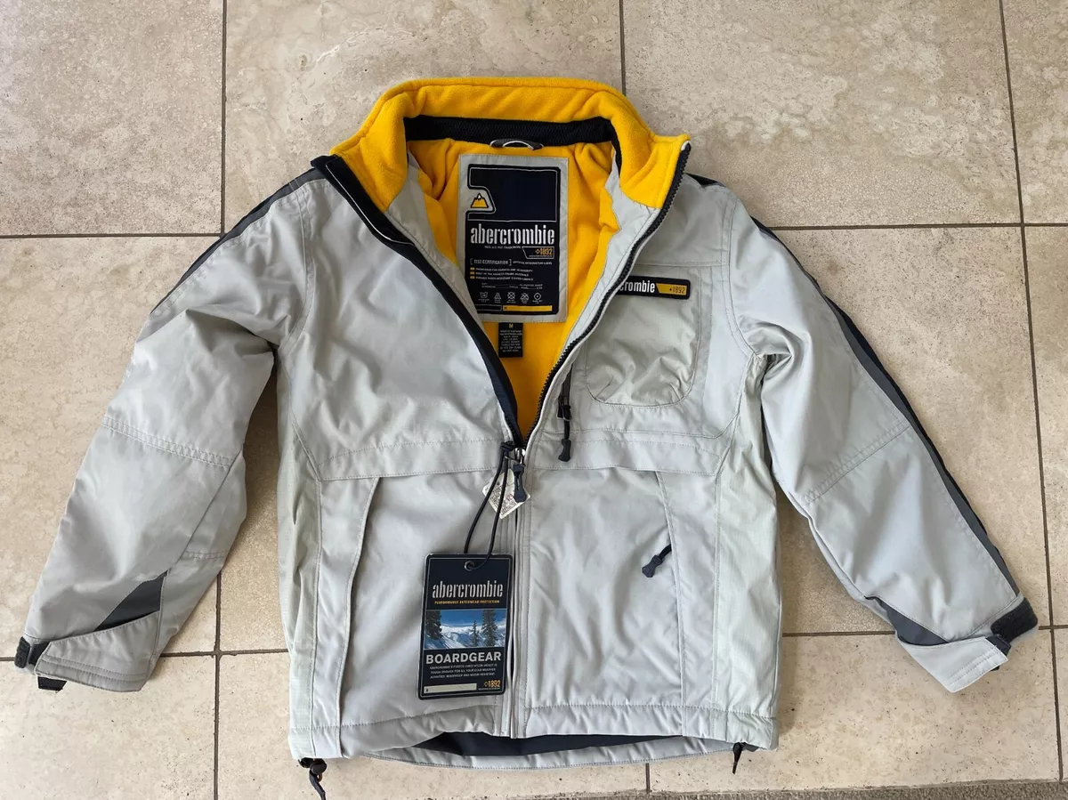 NWT Vintage Abercrombie teen Boys board winter Jacket M 99 eBay