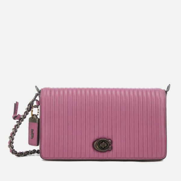 NWT Coach 22729 Nappa Leather Quilted Dinky Crossbody Primrose - Main Image