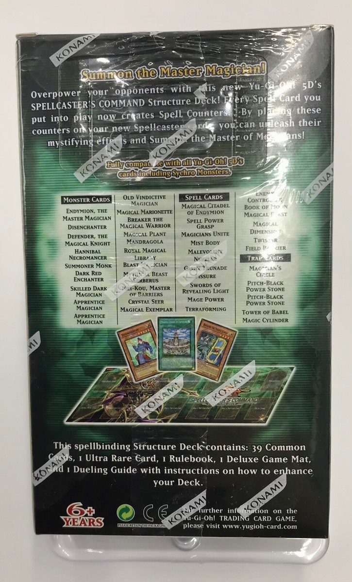 YU-GI-OH! NEW! 5Ds SPELLCASTER'S COMMAND STRUCTURE DECK 1ST/ENGLISH  EDITIONS | eBay