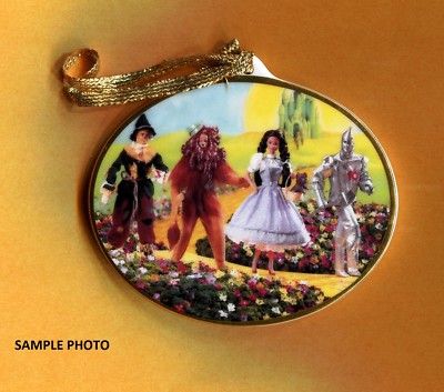 Enesco Barbie and Ken as Wizard Of Oz Characters Ornament Pendant 3.5'' x 3''