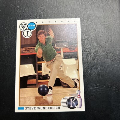 Jb16 PBA Pro Bowlers KingPin Bowling 1990 #41 Steve Wunderlich st. charles mo.