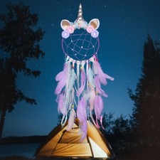 Unicorn Dream Catcher Boho Kawaii Room Decor Christmas Decoration Home Decor Wal