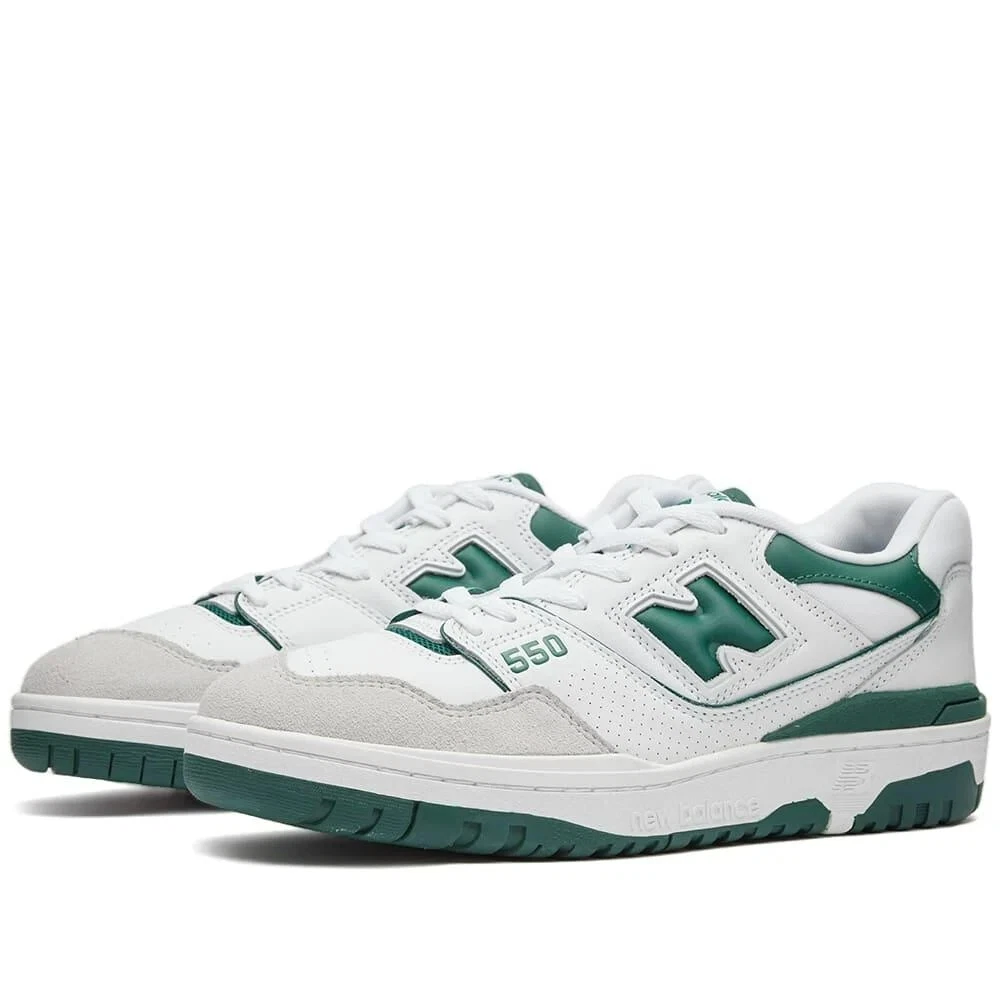 NEW New Balance 550 White Green BB550WT1 Sizes 7 - 13 BRAND NEW