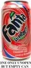 Vintage Fanta Strawberry UNOPENED EMPTY 12oz 355ml USA 2008 WWII Germany Origins