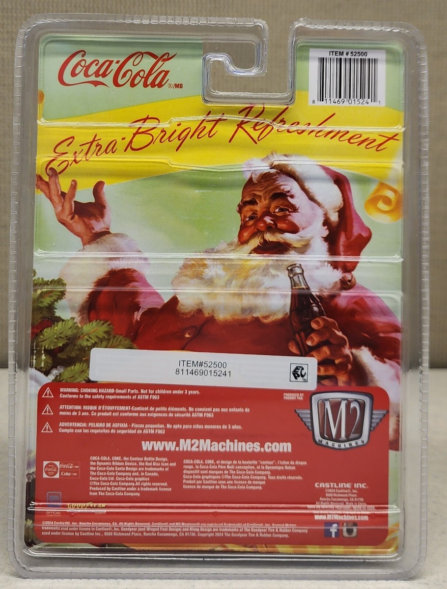 ミニカー Coca-Cola 1993 Chevrolet Silverado 1500 2024 Christmas M2 Machines 1993 Chevrolet Silverado 1500 4x4