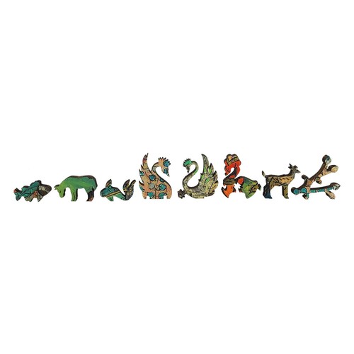 Wooden Jigsaw Puzzle for Adults by FoxSmartBox - 232 Pieces - Girl with Swan - Picture 5 of 7