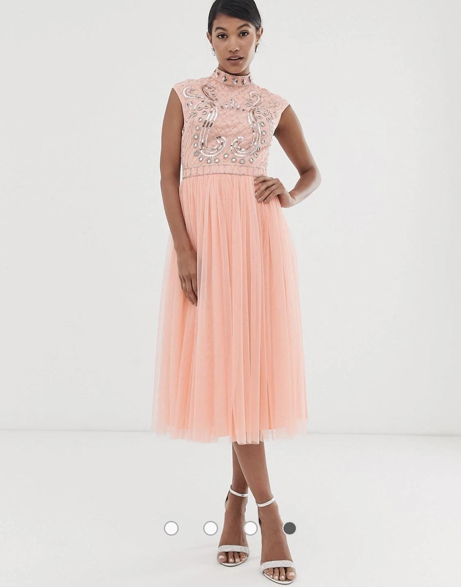 Asos Embellished Midi Dress for sale | eBay UK
