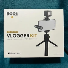 RODE Microphone iOS Edition VLOGGER Kit Mobile Filmmaking for iOS Device NEW NIB