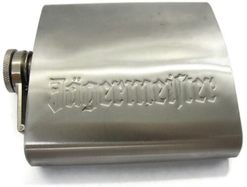 Jagermeister Stainless Steel Liquor Pocket Hip Flask Alcohol Whiskey Screw Cap - Picture 3 of 14
