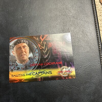 B51d Star Trek Cinema 2000 Skybox Sc9 Zefram Cochrane Saluting