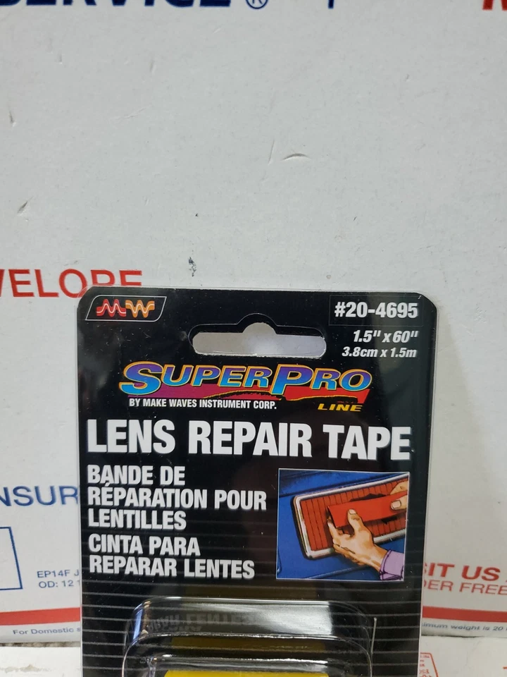 Headlight Repair Tape Amber 1.5 W Inches x 60 L Car Truck Broken Lens -2 FREE!!! - Image 2 of 4