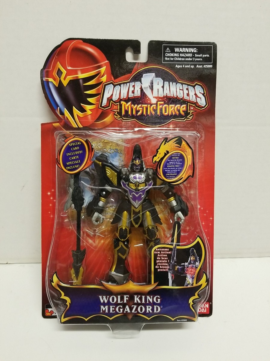 2006 Bandai Power Rangers Mystic Force Wolf King Megazord NIP | eBay