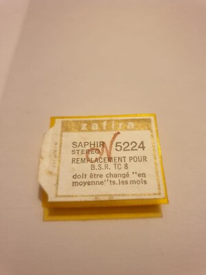 Aiguille Universelle ZAFIRA Saphir 5224 – Compatible BSR, Ronette Et Plus