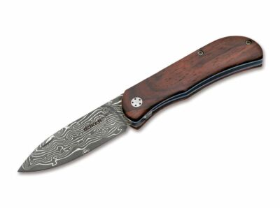 BÖKER PLUS Exskelibur II Cocobolo Damast Taschenmesser Holz Braun - 01BO223DAM