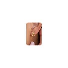 Gold Earrings for Women Trendy,Hypoallergenic Earring for Women,14K Gold Stud Si