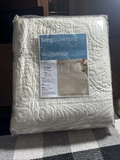 Living Quarters Vintage Quilt Willowbrook King Size Ivory $150