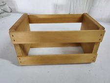 Napa Valley Box Company 20 CD Storage Wood Crate Rack Media Game Holder
