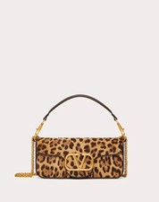 Valentino loco shoulder bag in pony effect animalier calfskin leather- BNWT