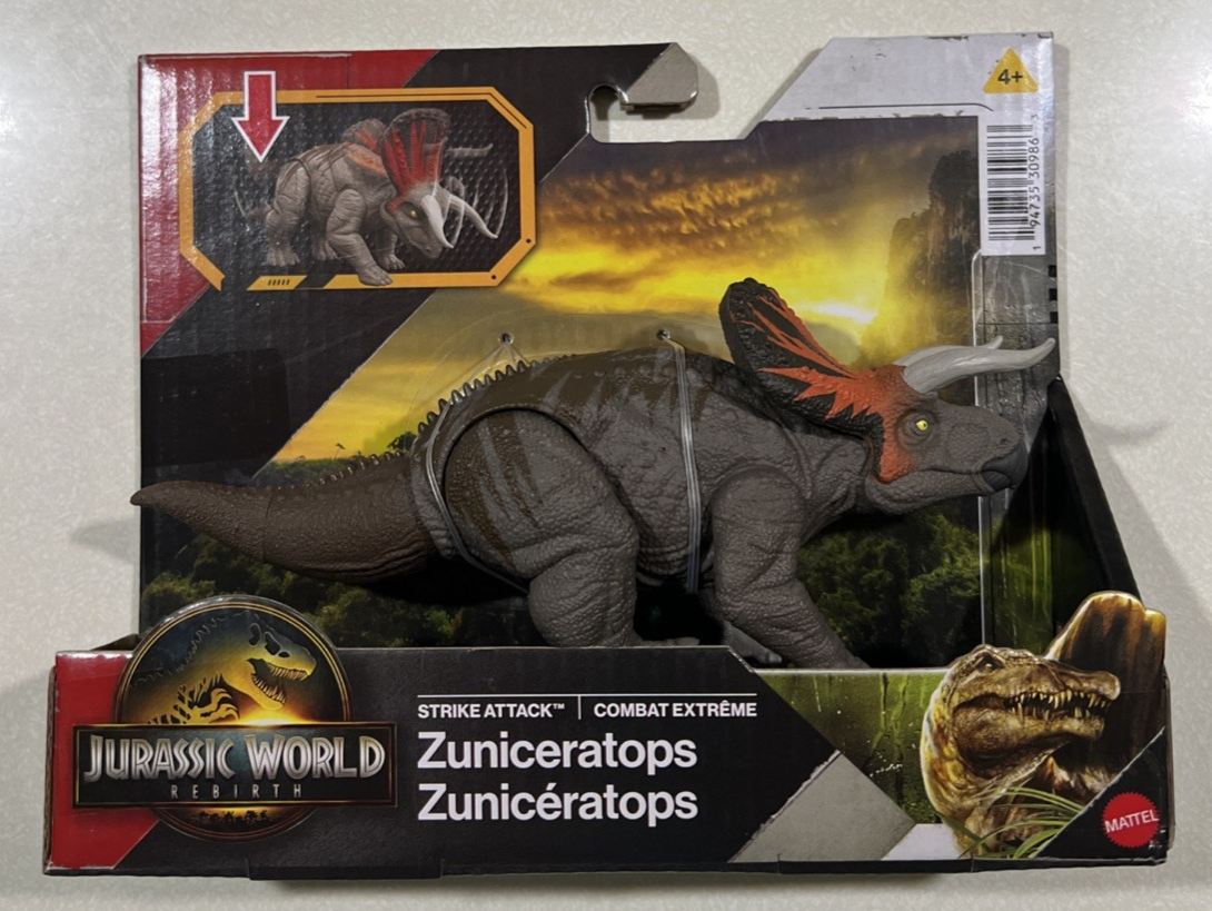 NEW 2025 Jurassic World Rebirth Strike Attack ZUNICERATOPS | eBay
